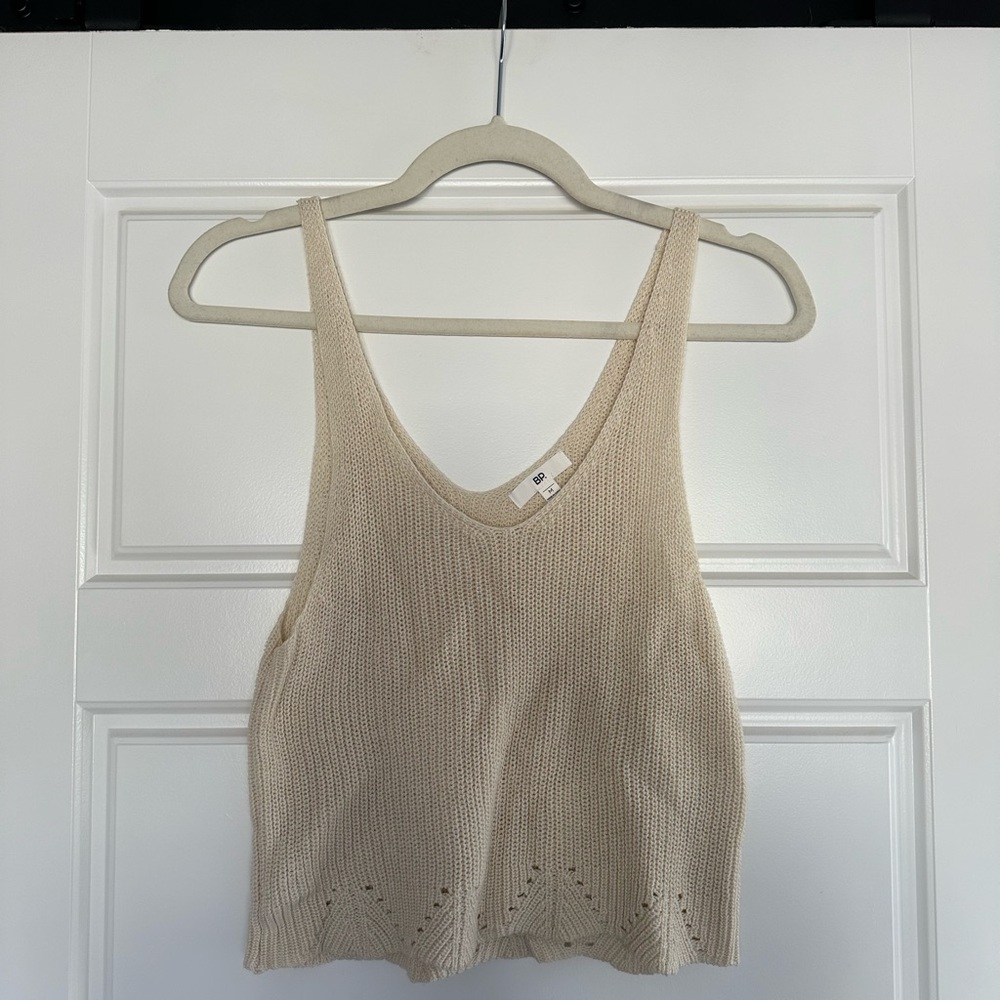 BP Cream Knit Tank Top